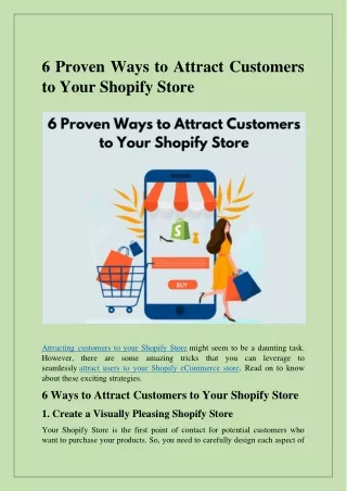 6 proven ways to attract customers to your