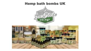 PPT16-sunstate hemp bath bombs  UK