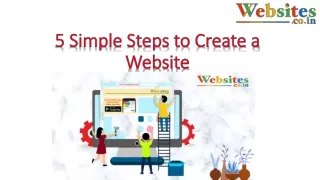5 Simple Steps to Create a Website