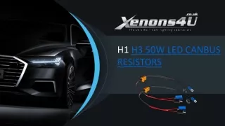 h1 h3 50w led canbus resistors