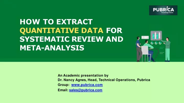 how to extract quantitative data for systematic