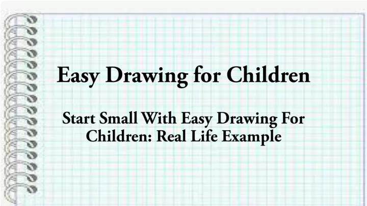 easy drawing for children