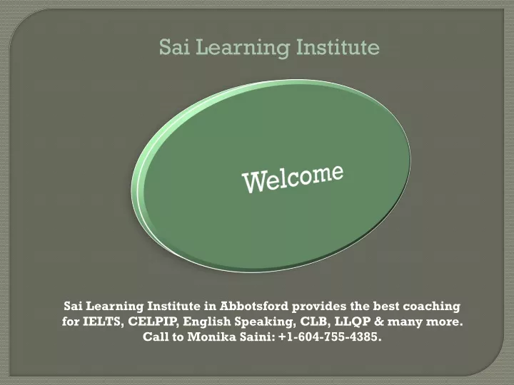 sai learning institute