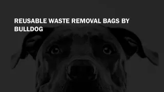 Reusable Waste Removal Bags by Bulldog