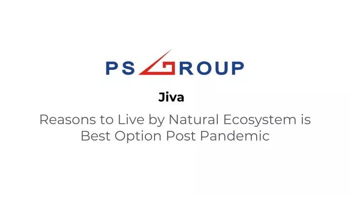 reasons to live by natural ecosystem is best option post pandemic