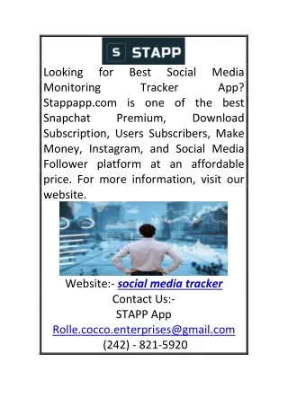 social media tracker | Stappapp.com