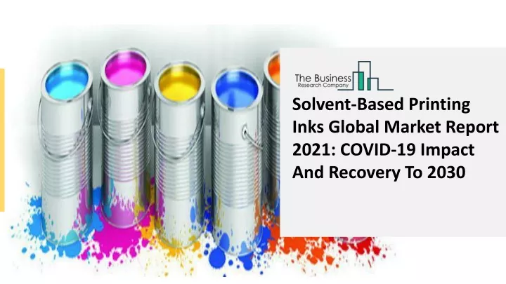 solvent based printing inks global market report