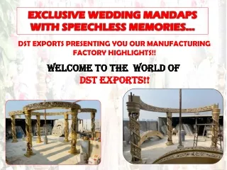 exclusive wedding mandaps with speechless memories