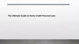 Home Credit Personal Loan