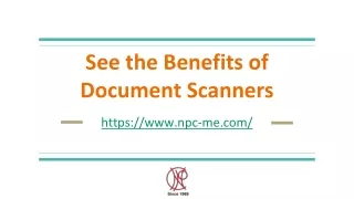 see the benefits of document scanners
