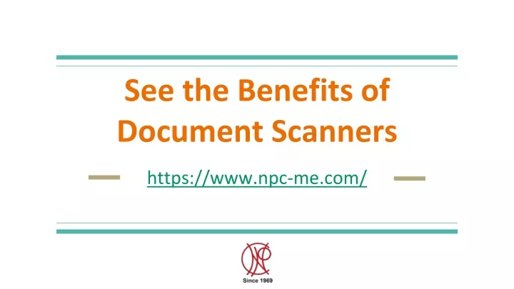 see the benefits of document scanners