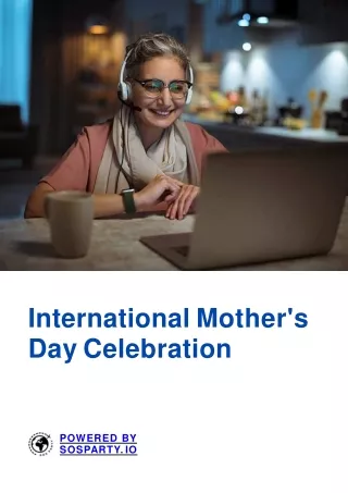 Mother Day virtual celebration ideas