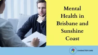 Mental Health in Brisbane and Sunshine Coast