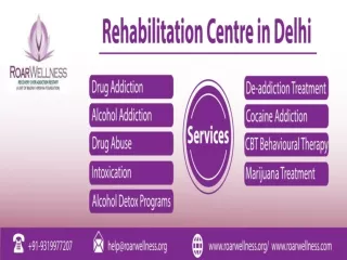 rehabilitation center in Delhi PPT