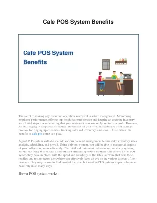 Cafe POS System Benefits-worrkbox.com