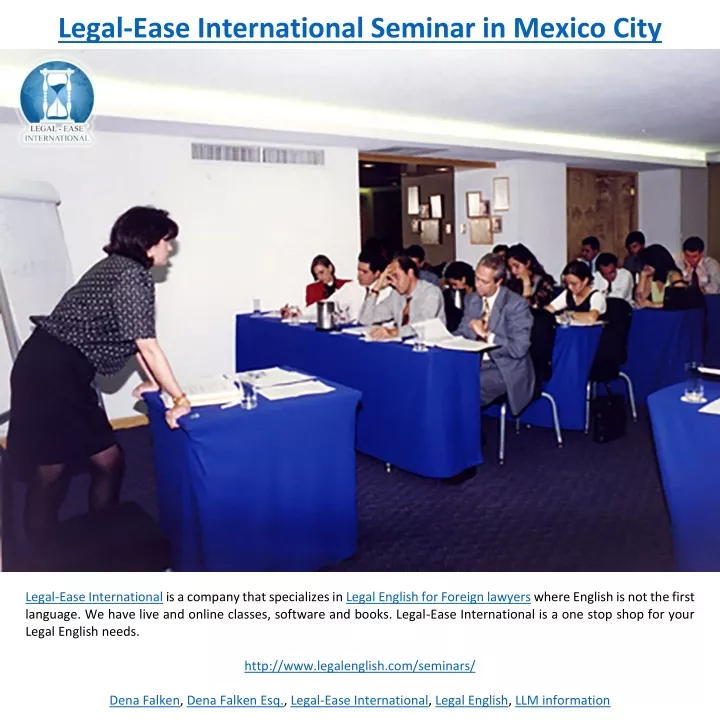 legal ease international seminar in mexico city