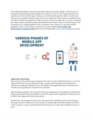 the mobile app industry is the fastest growing