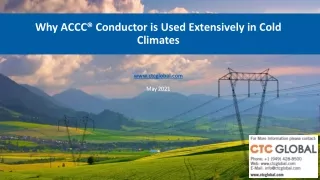 Why ACCC® Conductor is Used Extensively in Cold Climates