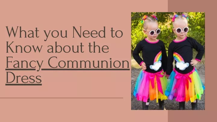 what you need to know about the fancy communion