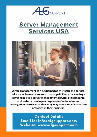 server management services usa