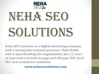 Digital Marketing Company in Indore - Neha SEO Solutions