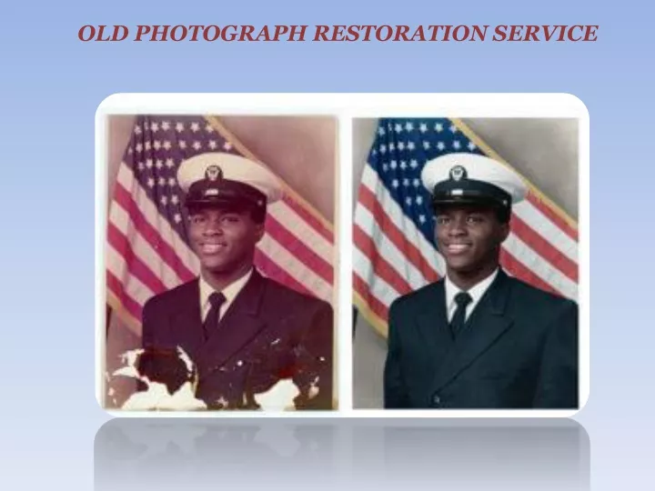 old photograph restoration service