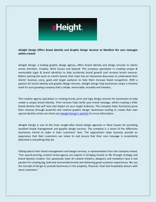 xheight design offers brand identity and graphic