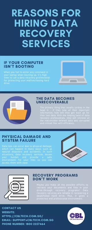 Reasons for Hiring Data Recovery Services