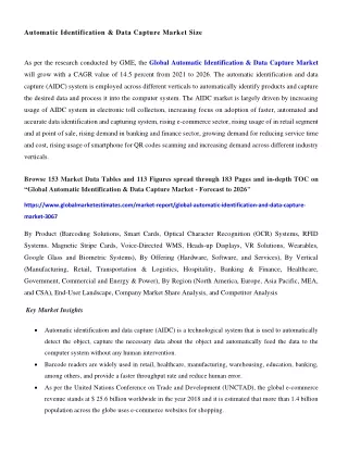 automatic identification data capture market size