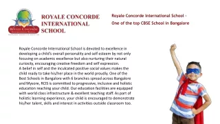 royale concorde international school