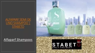 alfaparf semi de lino shampoo stabeto