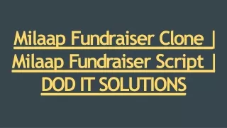 m ilaap fund r aiser clone
