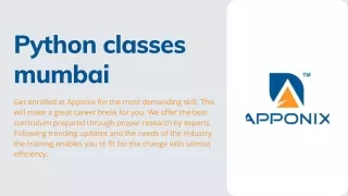 p ython classes mumbai