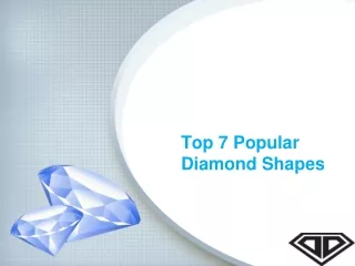 Top 7 Popular Diamond Shapes