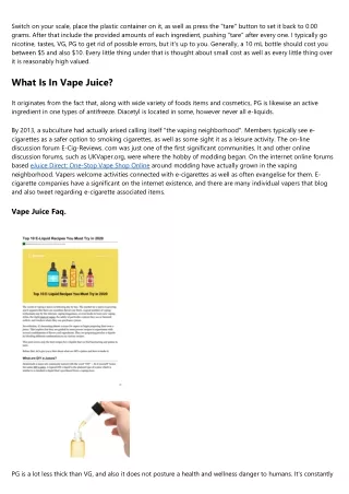 How Much Do We Really Learn About Flavored Vaping Items? > Information > Yale Me