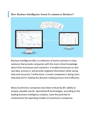 how business intelligence boosts e commerce