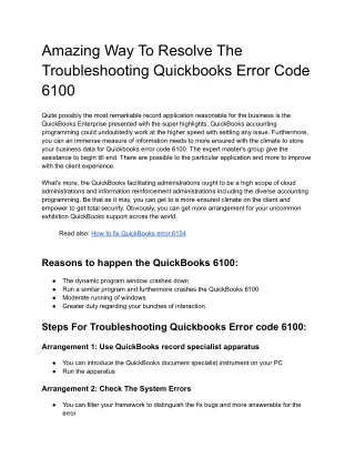 amazing way to resolve the troubleshooting