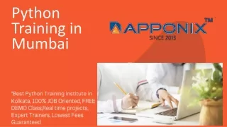 python training in mumbai