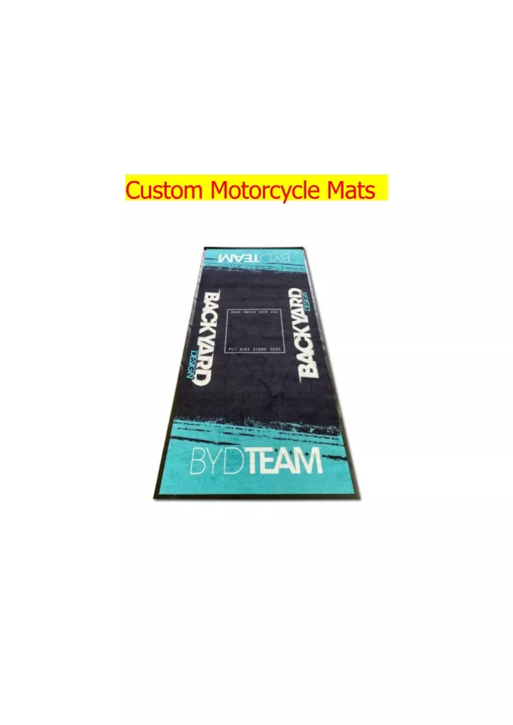 custom motorcycle mats