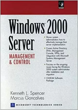 TOP Windows 2000 Server Management and Control with CD ROM
