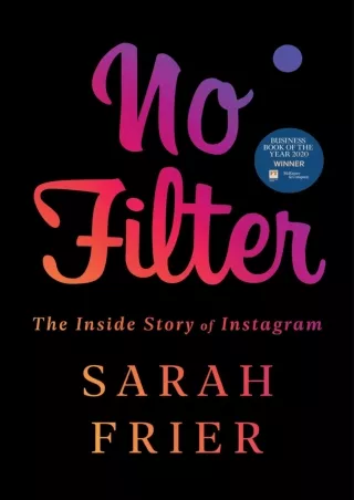 EBOOK No Filter The Inside Story of Instagram