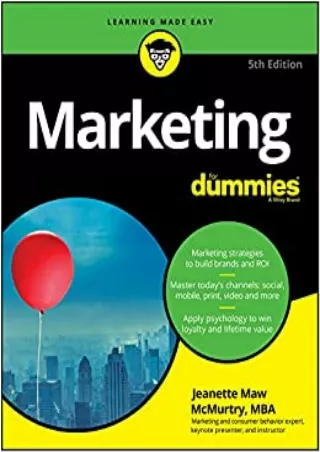 EBOOK Marketing For Dummies
