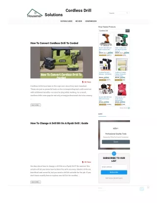 cordless drill