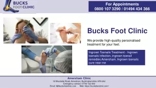 Ingrowing Toenails Treatment | Bucks Foot Clinic