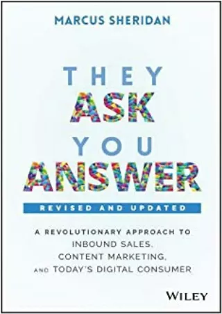 EBOOK They Ask You Answer A Revolutionary Approach to Inbound Sales Content