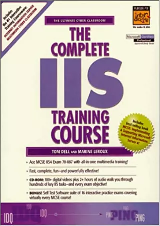 BEST BOOK Complete IIS Training Course The