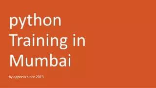 python training in mumbai