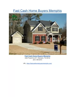 Fast Cash Home Buyers Memphis (1)