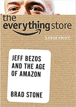 BEST BOOK The Everything Store Jeff Bezos and the Age of Amazon