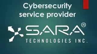 cybersecurity service provider